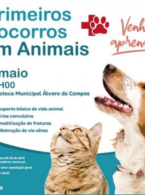 Tavira promove a aprendizagem de primeiros socorros em animais de companhia