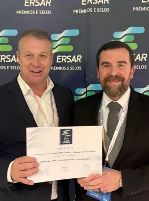 Inframoura recebeu pela ERSAR, o Selo de Qualidade Exemplar da Água para Consumo Humano