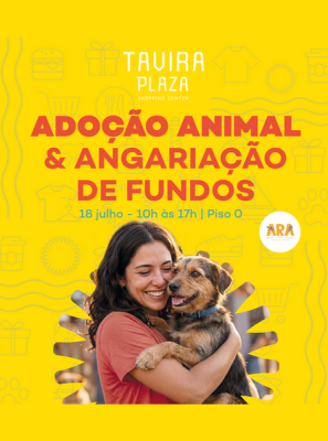 Tavira Plaza recebe ação solidária da Associação ARA para promover a adoção responsável e angariar fundos 