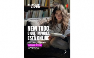 PROMOÇÃO DO LIVRO E DA LEITURA | Oferta de «Cheque-livro» no valor de 30 euros 