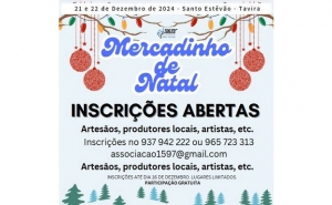 Mercadinho de Natal de Santo Estêvão - Inscrições Abertas para Expositores