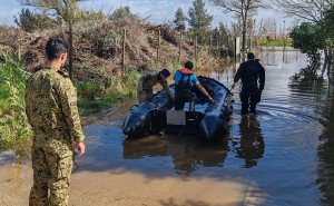 Marinha e Autoridade Marítima Nacional mantêm apoio imediato nas zonas com risco de cheias