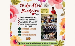 Bordeira celebra o 25 de Abril com encontro de tradições: Do Corridinho Algarvio ao Cante Alentejano