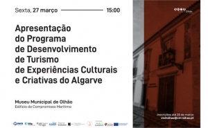 Olhão recebe sessão do Programa de Desenvolvimento de Turismo de Experiências Culturais e Criativas do Algarve