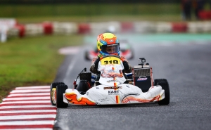 José Pedro Pinto sobe ao pódio na estreia no Campeonato de Portugal de Karting Júnior 