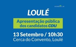 CDU Loulé apresenta publicamente os candidatos autárquicos 