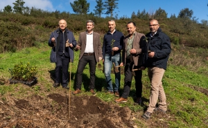 Carvalhos plantados na Fóia assinalam compromisso ambiental da Volta ao Algarve 