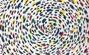 GALERIA DE ARTE DA PRAÇA DO MAR ABRE 2026 COM A ABSTRAÇÃO GEOMÉTRICA DE SILVIA CAVELTI