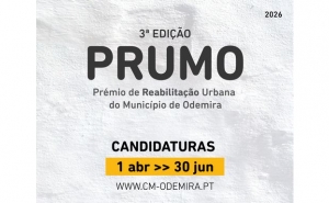 MUNICÍPIO DE ODEMIRA ABRE CANDIDATURAS AO PRÉMIO DE REABILITAÇÃO URBANA 2026