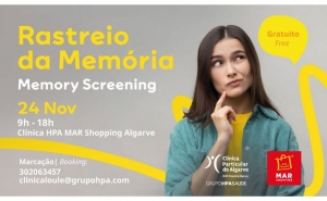 MAR SHOPPING ALGARVE PROMOVE RASTREIO DE MEMÓRIA GRATUITO PARA AVALIAR SAÚDE COGNITIVA