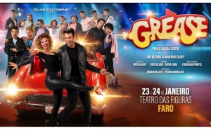 GREASE chega ao Teatro das Figuras, em Faro, nos dias 23 e 24 de janeiro