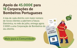 LIDL APOIA COM 2.500 EUROS A CORPORAÇÃO DE BOMBEIROS DE VILA REAL DE SANTO ANTÓNIO E CASTRO MARIM NO DISTRITO DE FARO