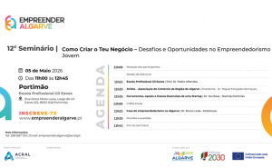 Empreender Algarve promove 12.º Seminário sobre Empreendedorismo Jovem em Portimão