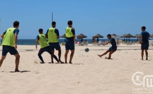 Seleção Nacional de Futebol de Praia realizou estágio de preparação para a Liga Europeia em Altura