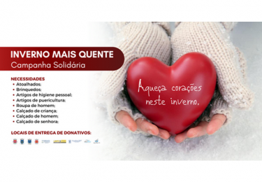 CAMPANHA SOLIDÁRIA INVERNO MAIS QUENTE   