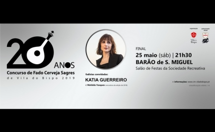 Katia Guerreiro no Concurso de Fado Cerveja Sagres Concelho de Vila do Bispo 