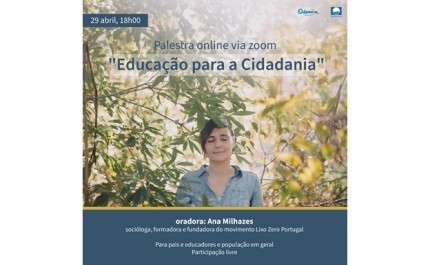 MUNICÍPIO DE ODEMIRA PROMOVE PALESTRA ONLINE SOBRE «EDUCAÇÃO PARA A CIDADANIA»