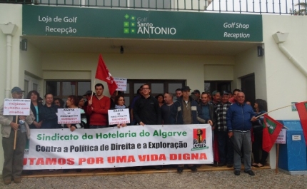 Trabalhadores de empreendimento turístico de Vila do Bispo em greve por salários