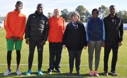 Patrícia Mamona e Francis Obikwelu estagiam no Complexo Desportivo de VRSA