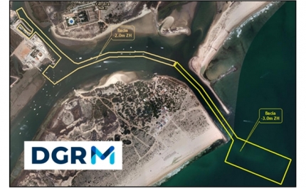 DGRM consigna empreitada de dragagem da barra de Tavira