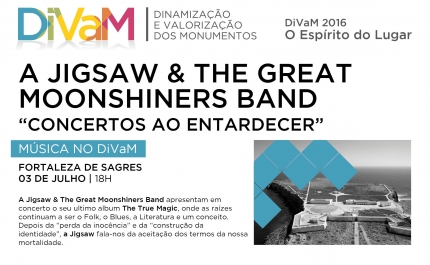 CONCERTOS AO ENTARDECER - «A JIGSAW & THE GREAT MOONSHINERS BAND»