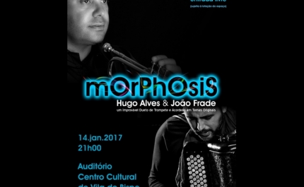 Vila do Bispo recebe o espetáculo musical MORPHOSIS – Hugo Alves (trompete) & João Frade (acordeão)