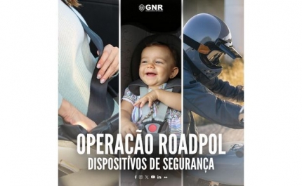 Operação «RoadPol – Dispositivos de segurança» - Cintos de segurança, sistemas de retenção de crianças e capacete