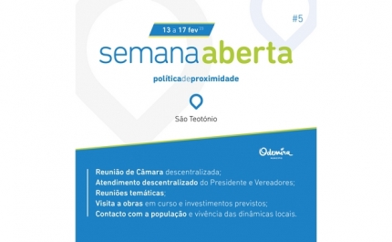 MUNICÍPIO DE ODEMIRA DINAMIZA SEMANA ABERTA NA FREGUESIA DE SÃO TEOTÓNIO 