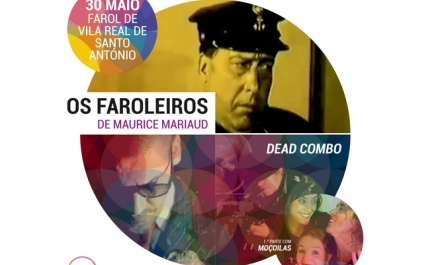 Dead Combo musicam filme mudo no farol de Vila Real de Santo António