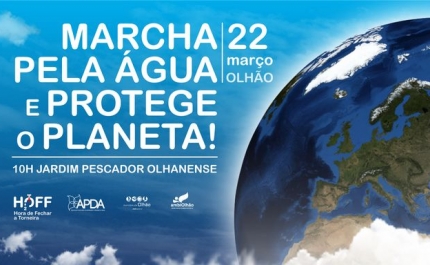 No Dia Mundial da Água vamos marchar  e fechar a torneira para proteger o planeta