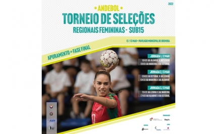 ODEMIRA RECEBE TORNEIO DE SELEÇÕES REGIONAIS FEMININAS DE ANDEBOL SUB-15