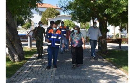 Município de Aljustrel recebeu visita de avaliação a zonas de acolhimento em caso de emergência no âmbito do Covid-19