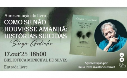 NOVO LIVRO DE SÉRGIO GODINHO APRESENTADO NA BIBLIOTECA MUNICIPAL DE SILVES