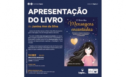 Apresentação da obra «O livro das mensagens encantadas» | Jamina Ann da Silva 