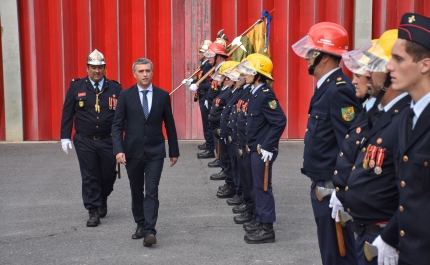 PRESIDENTE DA CÂMARA DE ODEMIRA DISPONIBILIZA APOIO AOS BOMBEIROS VOLUNTÁRIOS NO ANIVERSÁRIO DA CORPORAÇÃO 