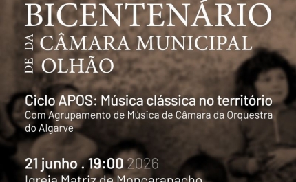 Bicentenário da Câmara Municipal de Olhão leva música clássica a Moncarapacho