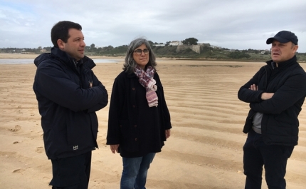 Autarquia de VRSA e capitania do porto visitam zonas costeiras afetadas pelo mau tempo