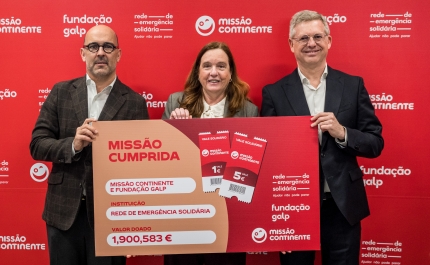 MISSÃO CONTINENTE E FUNDAÇÃO GALP ENTREGAM 1,9 MILHÕES DE EUROS À REDE DE EMERGÊNCIA SOLIDÁRIA PARA APOIO AOS CONCELHOS AFETADOS PELAS TEMPESTADES