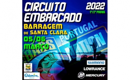 BARRAGEM DE SANTA CLARA RECEBE PROVAS DO CIRCUITO NACIONAL DE PESCA EMBARCADA AO ACHIGÃ