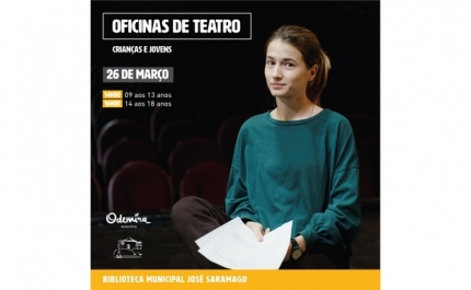 OFICINA DE TEATRO PARA CRIANÇAS E JOVENS NA BIBLIOTECA DE ODEMIRA 