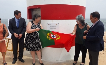 Ministra do Mar inaugura novo Farolim e Reconstrução da Cabeça do Quebra-mar da barra de Vila Real de Santo António