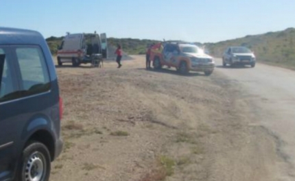 Praticante de parapente sofre queda na praia do Amado em Aljezur