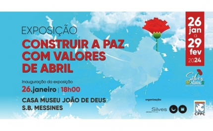 CASA MUSEU JOÃO DE DEUS APRESENTA EXPOSIÇÃO «CONSTRUIR A PAZ COM VALORES DE ABRIL»