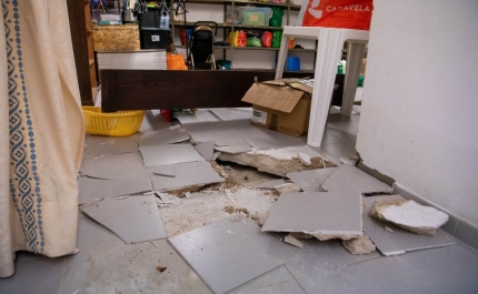 Chuvas provocam estragos avultados no Centro Paroquial de Loulé