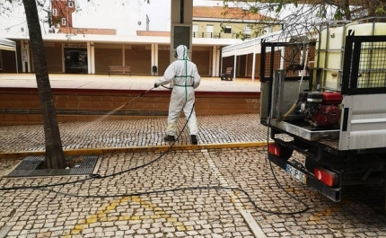 Município de Vila Real de Santo António prossegue com ações de desinfeção do espaço público