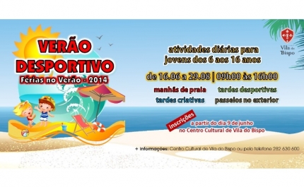 Inscrições para o Verão Desportivo - Férias de Verão 2014