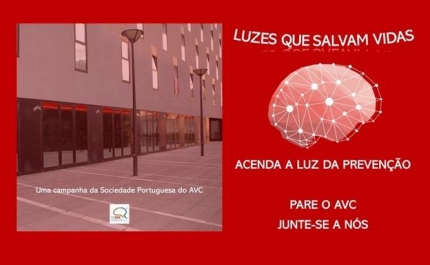 Monumentos e espaços emblemáticos vão brilhar em vermelho e azul, numa ação de consciencialização e prevenção do AVC