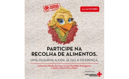 MISSÃO SORRISO, EM PARCERIA COM A CRUZ VERMELHA PORTUGUESA, PROMOVE CAMPANHA DE RECOLHA DE ALIMENTOS 