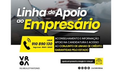 Autarquia de Vila Real de Santo António disponibiliza linha de apoio ao empresário