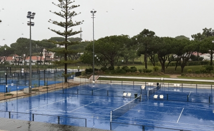 Chuva cancela jornada de quinta-feira em Vale do Lobo